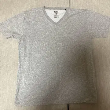 BROWNY STANDARD 그레이 V넥 티셔츠 L