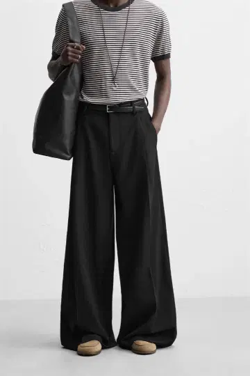 ZARA 자라 와이드 레그 플레어 팬츠 EU42jp32 완판템