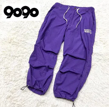 9090 나인 나인티 * 벌룬 팬츠 퍼플 빅 루즈 L 사이즈