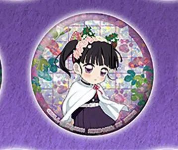 귀멸의 칼날 홀로그램 캔뱃지 ~옻칠의 장 in 남코 츠유리 카나오
