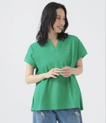 완판템! 새상품급 빔즈 별주 라코스테 / 카노코 하프 슬리브 티셔츠