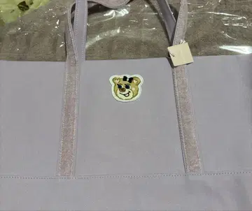 최저가! 페이러 올드 테디 와펜 토트백 퍼플