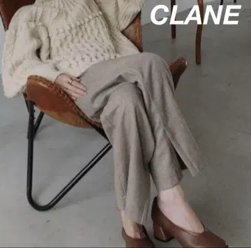 레어 새상품급 CLANE J/W STRAIGHT SLACKS PANTS