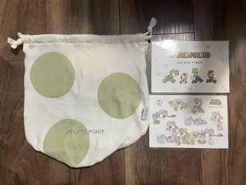 마리오 젤라또피케 콜라보 파우치와 씰 2개 세트