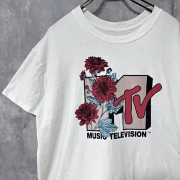 MTV 플라워 그래픽 티셔츠 2XL