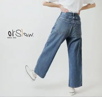 or slow 오어슬로우 1930년대 데님 페인터 팬츠 청바지