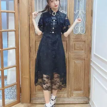 Swankiss TS lady like LO/P 원피스 블랙 검정