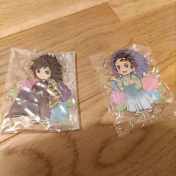 귀멸의 칼날 아크릴 스탠드 2개 세트 장마 이벤트 ufotable