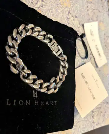 LION HEART 라이온 하트 실버 계열 체인 키헤이 팔찌 새상품급