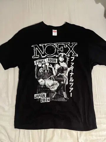 NOFX 파이널 투어 티셔츠 2024