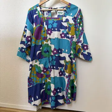 70s 에이프런 원피스 design house 빈티지