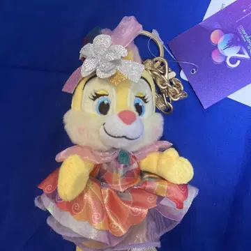 클라리스 20주년 봉제 인형 키체인 홍콩 디즈니