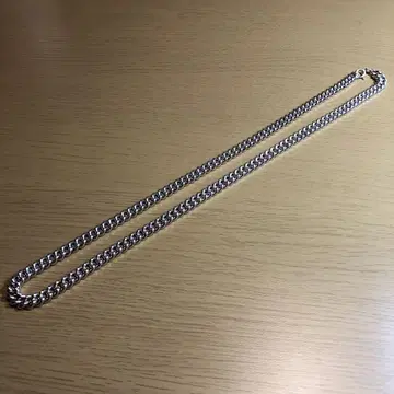 실버 925 목걸이 로듐 도금 남성용 약 56cm 7mm 66g