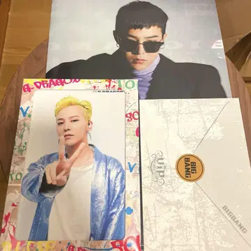 BIGBANG 10주년 기념 클리어 파일 birthday 카드 세트