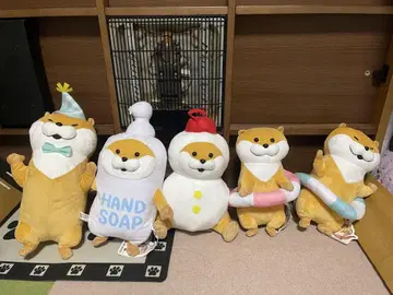 개 캐릭터 봉제 인형 5개 세트