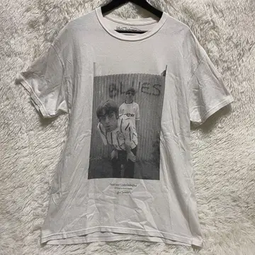 레어 oasis 저널 스탠다드 티셔츠 화이트 L 사이즈