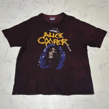 80년대 Alice Cooper 투어 티셔츠 XL