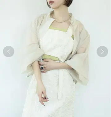 RayBEAMS 빔즈 라메 링클 뷔스티에 원피스 사이즈 1