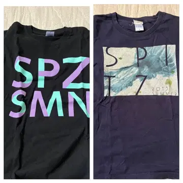 스핏츠 굿즈 티셔츠 2장 세트