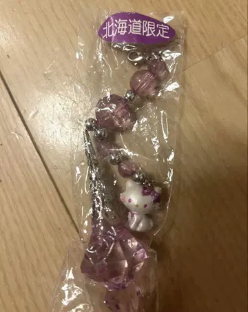 미개봉 새상품 레어 헤이세이 레트로 홋카이도 한정 참 키티 크리스탈 참