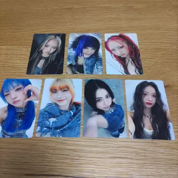 HANA Blue Jeans 트레이딩 카드 7장