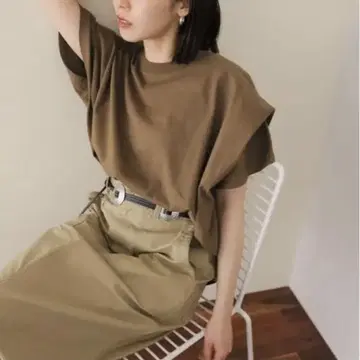 숄더 턱 루즈 풀오버