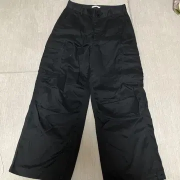 WEGO STANDARD 블랙 와이드 팬츠