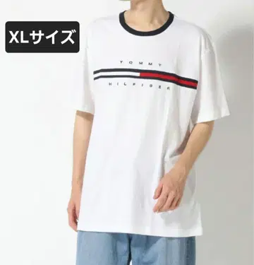 TOMMY HILFIGER 타미힐피거 남성용 티셔츠 화이트