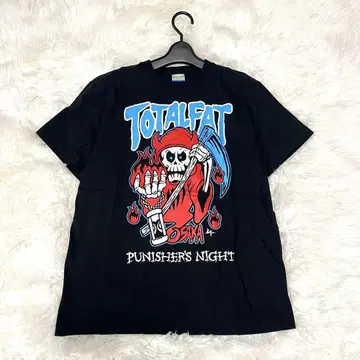 TOTALFAT 토탈팻 티셔츠 VERDY 레어 M 블랙 검정
