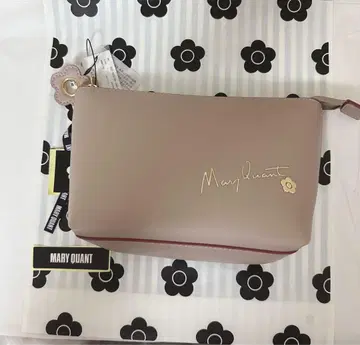 MARY QUANT 베이지 파우치