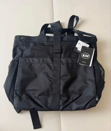 미사용품 KiU 대용량 멀티 파파스 3WAY 토트백 (18L)