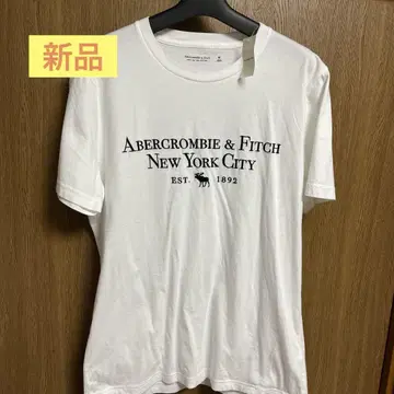 새상품 Abercrombie & Fitch 티셔츠 M 화이트