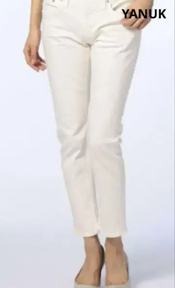 YANUK 야누크 boys cropped CECIL 데님 화이트