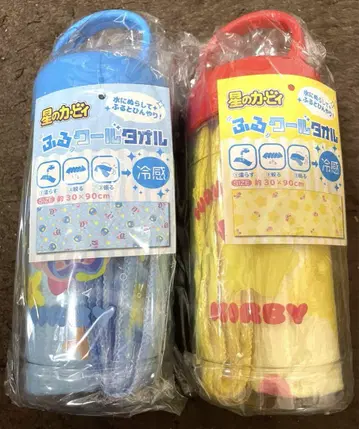 별의 커비 후루 쿨 타월 2종 세트 타월 냉감