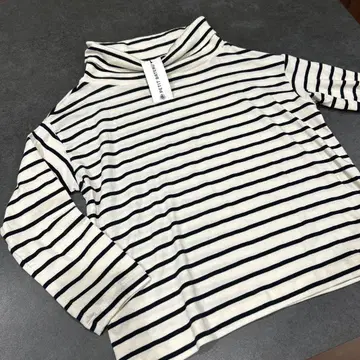 쁘띠 바토 터틀넥 보더 마리니에르 긴팔 petitbateau