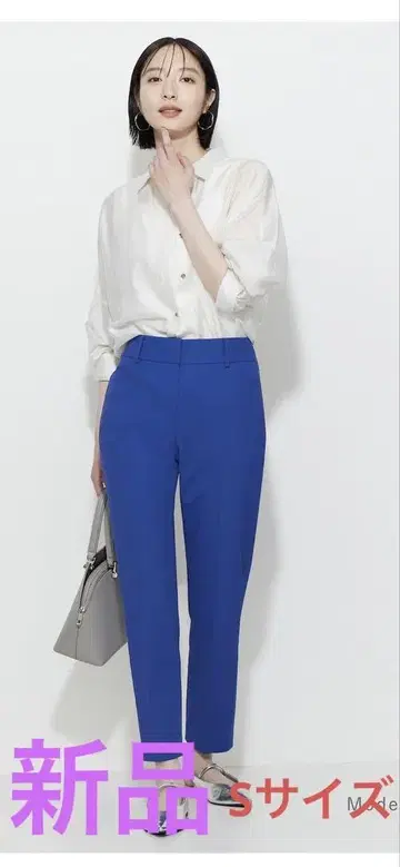 PLST 린넨 블렌드 스틱 팬츠 S 사이즈