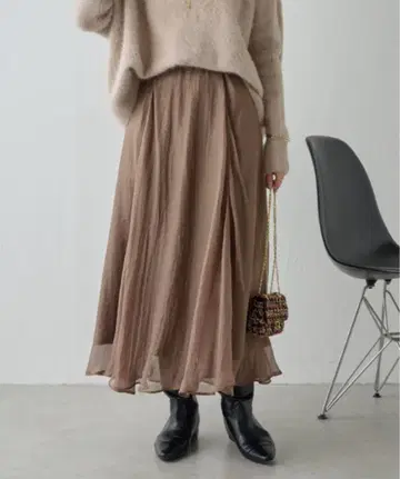 콜라주 개럴개런트 플레어 스커트