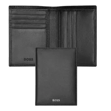 HUGO BOSS 휴고 보스 블랙 가죽 카드 케이스 HLE403A