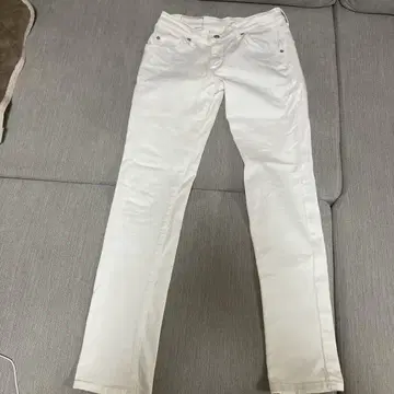 EDWIN 화이트 스키니 데님