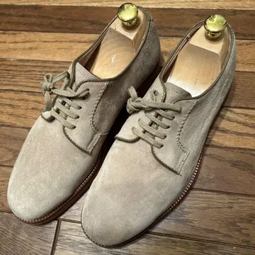 허시파피 L 브라운 피그스킨 발수 스웨이드 신발 26.0cm 새상품급
