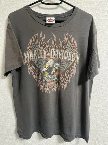 HARLEY-DAVIDSON 프레임 티셔츠 그레이