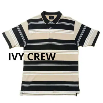 IVY CREW 보더 피케 셔츠