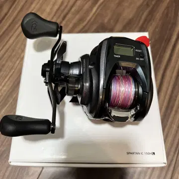 SPARTAN IC 150HL 카운터가 장착된 낚시릴