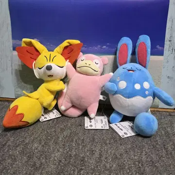 포켓몬 휴식 타임 봉제 인형 전종 세트 야돈 마릴리 포코