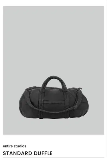 Entire Studios STANDARD DUFFLE 더플백