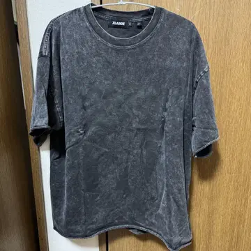 XLARGE 다크 그레이 빈티지 가공 티셔츠