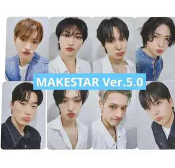 ATEEZ MAKESTAR Ver.5 대면 영통 트레이딩 카드 컴프 8명