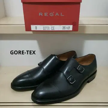 미사용 REGAL GORE-TEX 07TR BLACK 26.5