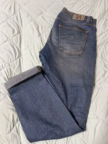 nudie Jeans Co. 블루 데님 W32 L32