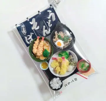 맛 자랑 우동 소바 가챠 파우치 미니어처 리멘트 미니 브랜드